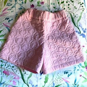 Caroline Bosmans Quilted Pink Girls Shorts Size 6. In excellent condition.